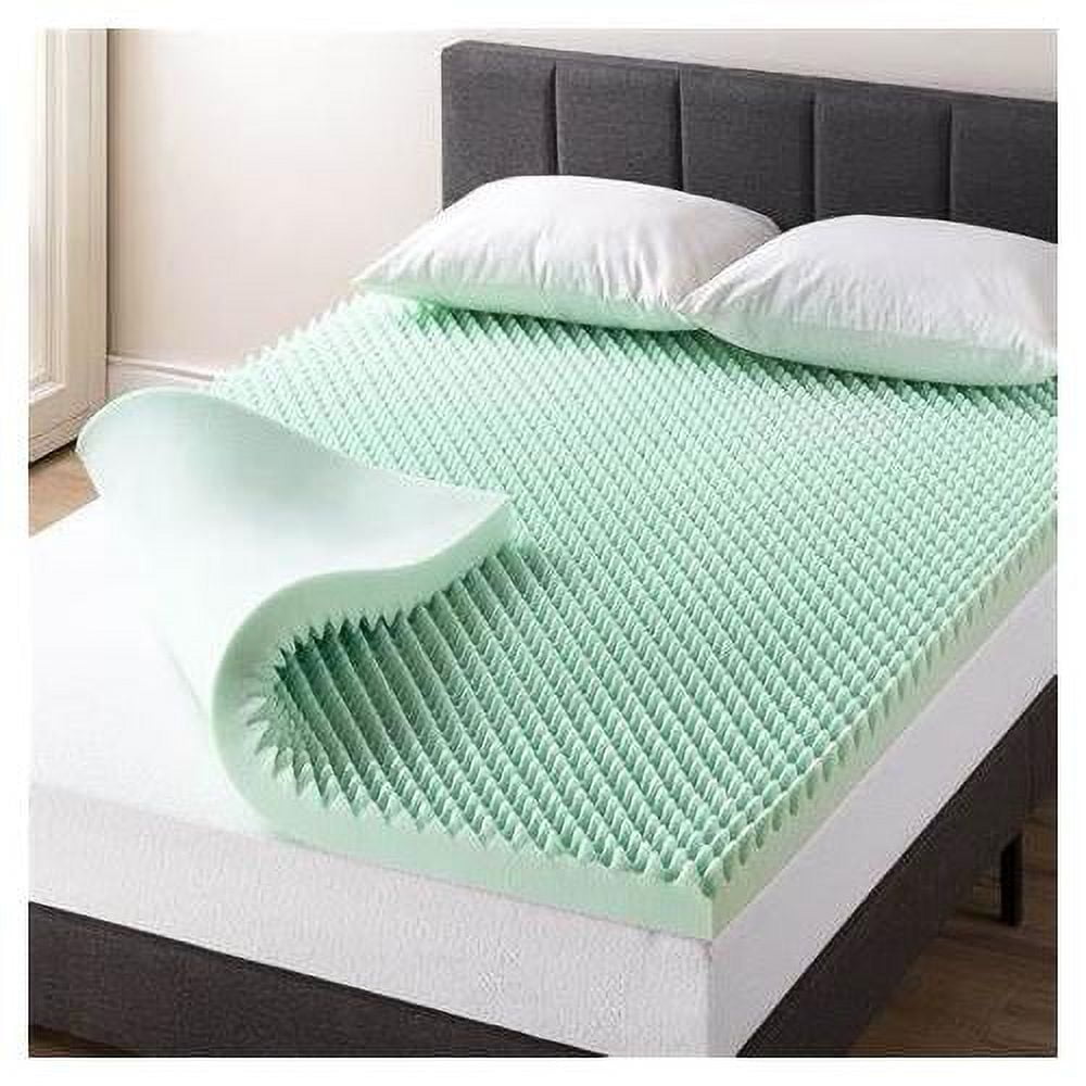 Medical Egg Crate Mattress Topper, Ventilated, Convoluted Foam For