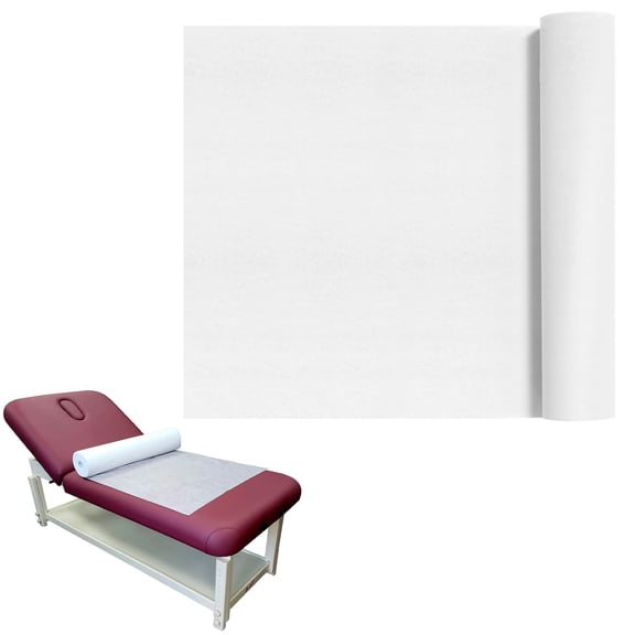 Medical Exam Table Paper Roll, 18 Inch x 125 Feet. Pack of 12 White Pediatric Table Paper Rolls. Textured Exam Paper Roll. Diaper Changing Table Paper Roll. Exam Bed Paper