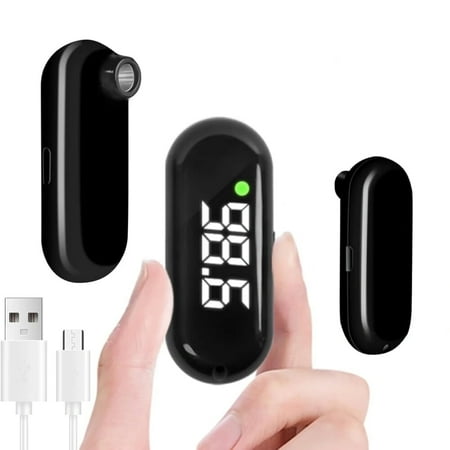 Medical Forehead Thermometer,Rechargeable Thermometer for Adults and Kids,Portable Infrared Digital Thermometer with Fever Alarm and LCD Display,Fast Accurate 1s Instant Results (Black)