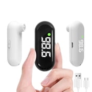 Medical Forehead Thermometer,Rechargeable Thermometer for Adults and Kids,Portable Infrared Digital Thermometer with Fever Alarm and LCD Display,Fast Accurate 1s Instant Results Black