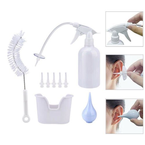 Medical Grade Ear Wax Cleaner Remover Syringe Kit Care Removal Tool 5 Tips