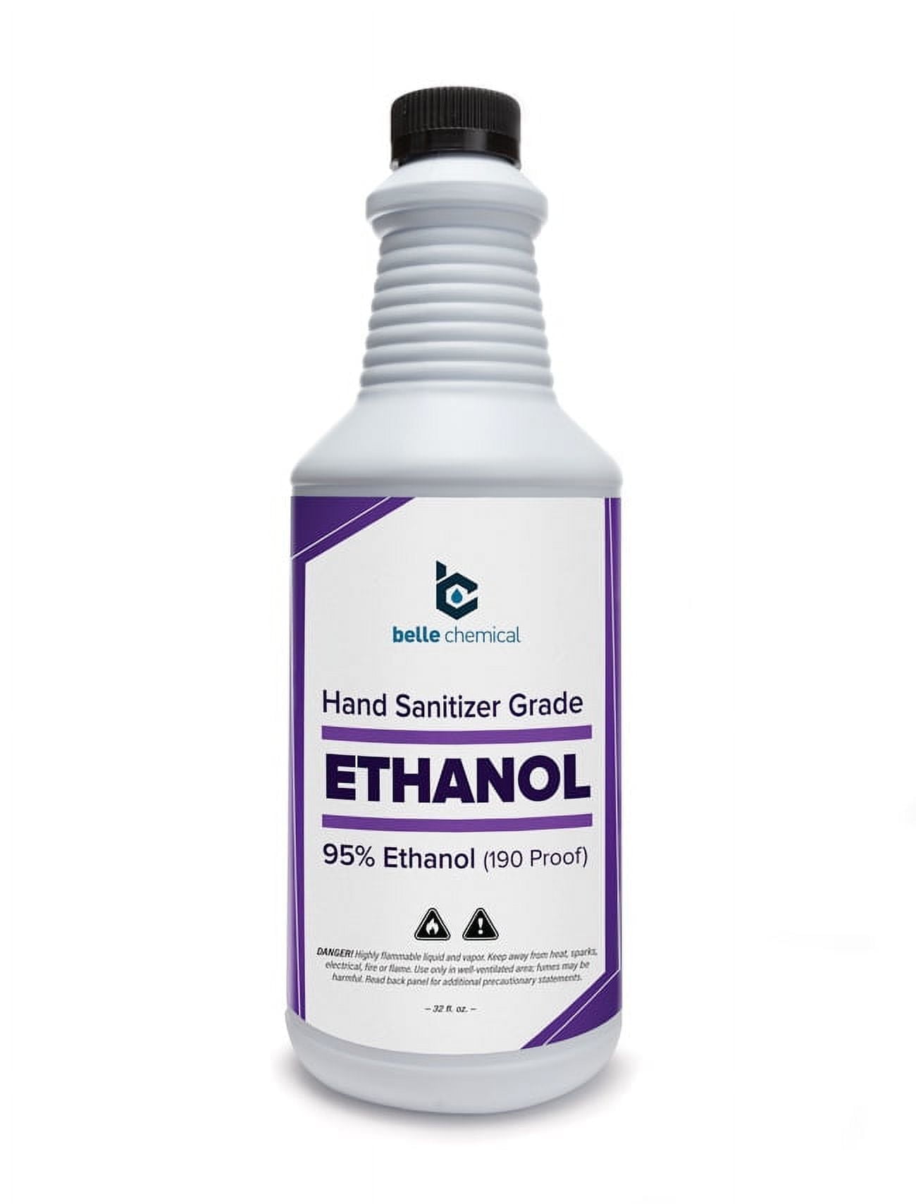 Medical Grade Ethanol 95 Ethyl Alcohol for Hand Sanitizer Production No Fermentation Smell Does Not Contain Methanol 32 Fl Oz Pack of 1
