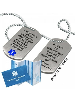 Diabetic necklace walmart best sale
