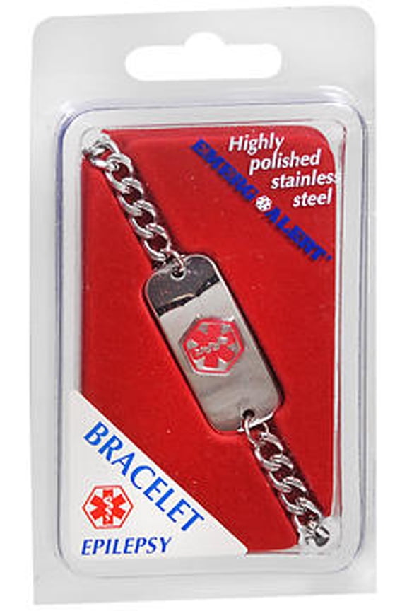 Medical Emergency ID Bracelet - Epilepsy - Hypo-allergenic