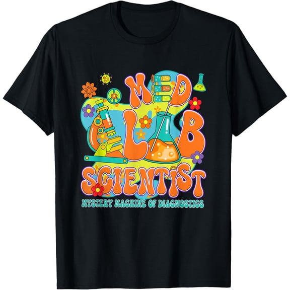 Medical Lab Scientist Retro Lab Week Run Mls Mlt T-Shirt