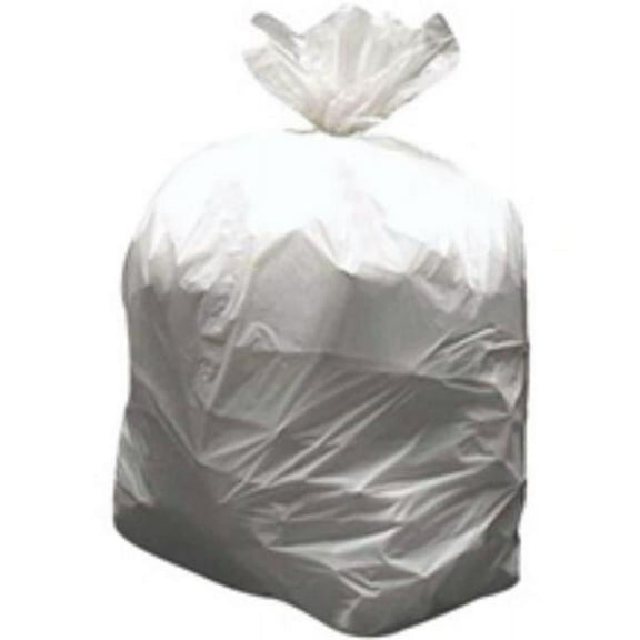 Medical Mart CL2016 60 gal 0.67 Mil High Density Trash Liners, Natural
