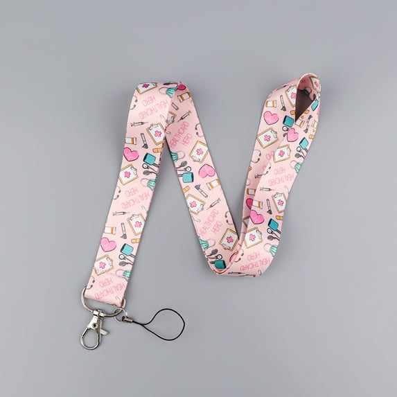 Medical Nurse Doctor Lanyards for Keys ID Card Gym Phone Straps USB Badge Holder DIY Hang Rope Neck Straps Anti-lost Lanyard 5