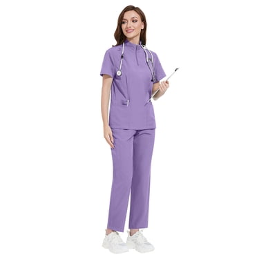 just-love-women-s-nurse-scrub-sets-mock-wrap-style-for-comfort-and