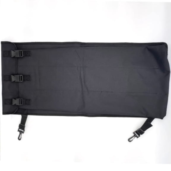 ResOne Oxygen Tank Auto-Transport Carrier Bag for Car, Fits Size D and E Cylinders, Holds 3 Oxygen Tanks, Black Oxford Cloth Portable Oxygen Holder with LATCH Seat Compatibility, Rattle-Free Design