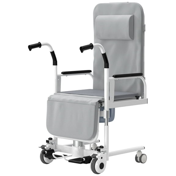Medical Patient Chair Hydraulic Transferred Lift Wheelchair For Adults, Mobility Lift Chair Elderly 330 lb Weight Limited