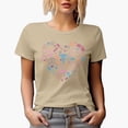 thumbnail image 1 of Medical Profession Stuff Forming a Heart Art Merch Gift, Tan T-Shirt, Small, 1 of 5