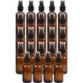thumbnail image 1 of Medical Sales Supply Amber 1oz Black Mist Sprayer Bottle (30ml) Pack of 24 - Glass Tincture Bottles with Black Mist Sprayers for Essential Oils & More Liquids - Leakproof Travel Bottles, 1 of 4