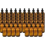 Medical Sales Supply Amber Glass 4oz Dropper Bottle 120ml Pack of 48
