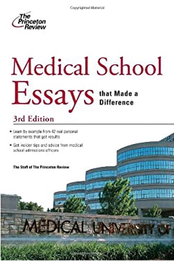 Pre-Owned Medical School Essays That Made a Difference (Paperback) 0375427872 9780375427879