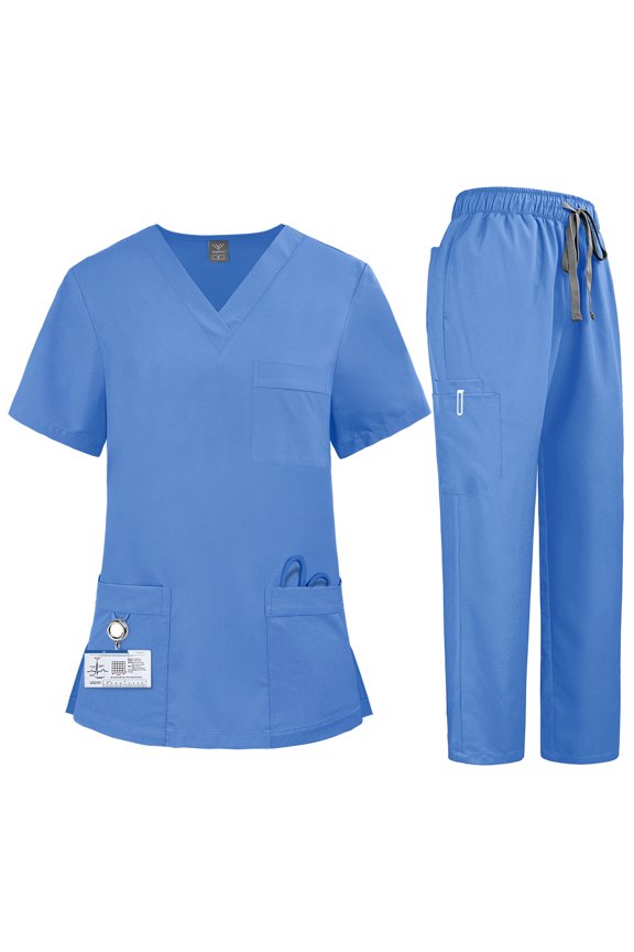 Medical Scrubs Set Oral Dental Doctor Nurse Uniforms Unisex Surgical Uniform Set