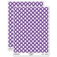 thumbnail image 1 of Medical Scrubs and Stethoscope Hospital Doctor Nurse 200+ Round Stickers - Purple - Gloss Finish - 0.50" Size, 1 of 3
