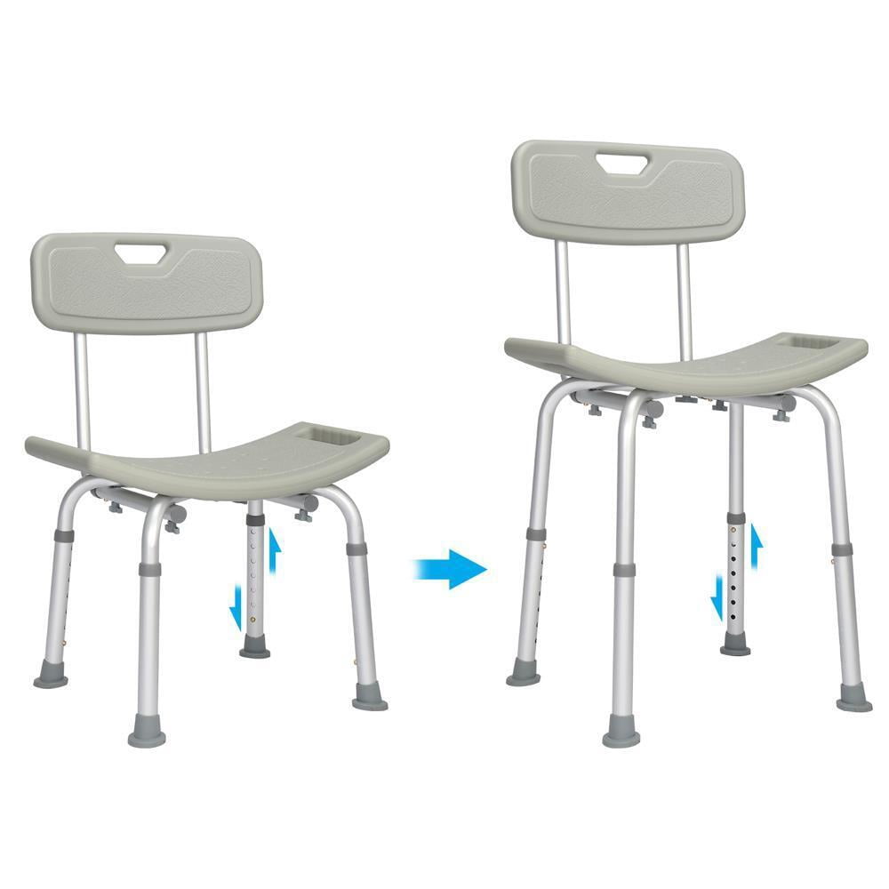 Medical Shower Chair Bath Seat Stool Bench SPA Bathtub Chair No-Slip ...