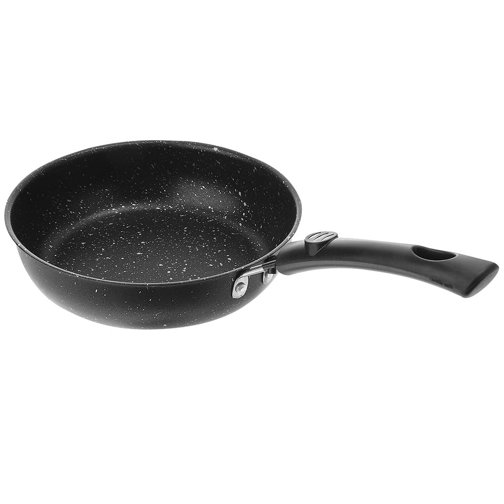 FUEENIRVA Black Small Nonstick Skillet Frying Pan for Home Kitchen Cooking and Easy Food Release