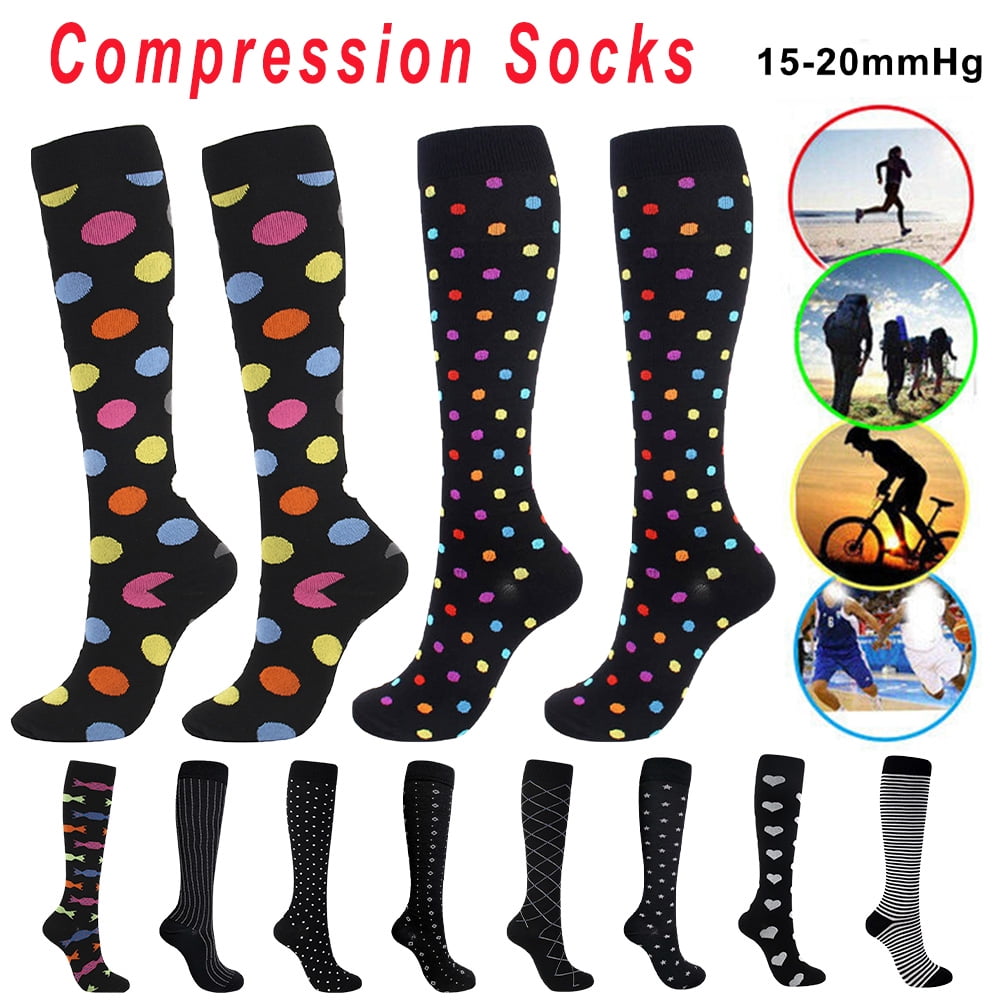 Medical Support Compression Sock S/M L/XL Knee High Stockings 1520 mm