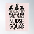 thumbnail image 1 of Medical Surgical Nurse Poster Wall Art, Modern Wall Decor, 24x36 UNFRAMED, 1 of 3
