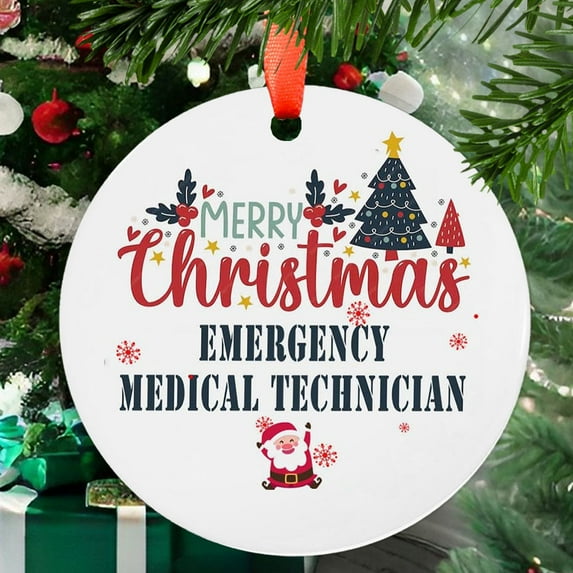 Medical Technician Christmas Ornament, Christmas Decoration Gift, Special Keepsake for Mother, Romantic Valentine Decoration, Seasonal Festival Keepsake, Keepsake 2025