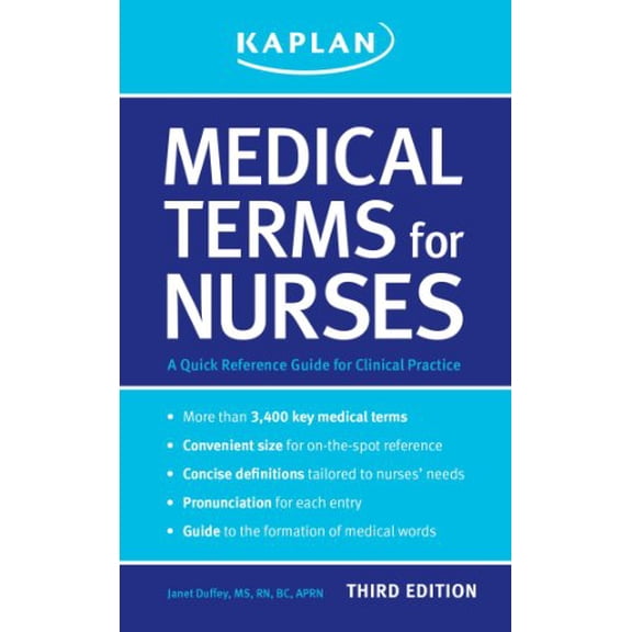 Pre-Owned Medical Terms for Nurses: A Quick Reference Guide for Clinical Practice (Unknown) 1609780280 9781609780289