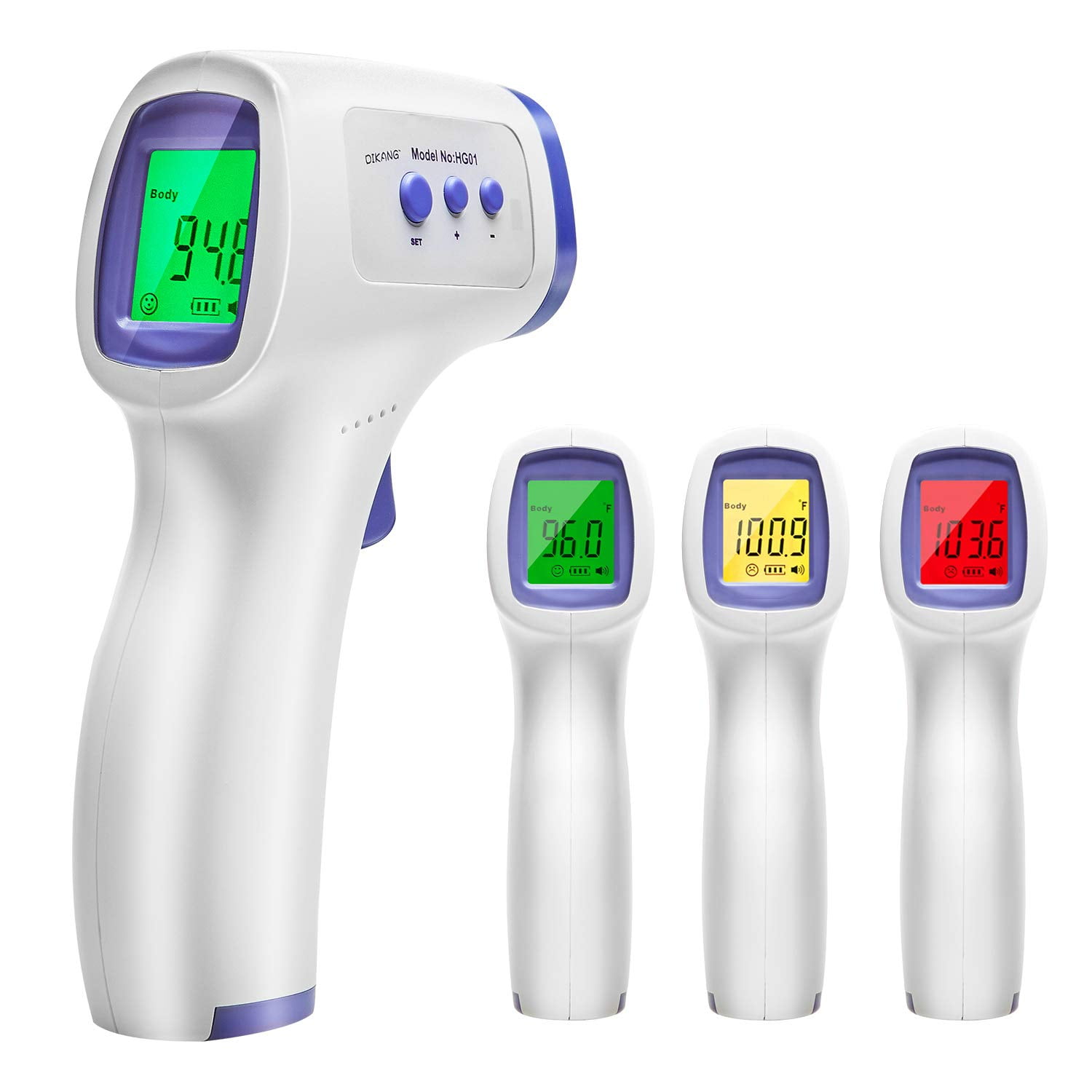 Medical Thermometer Non-Contact Infrared Gun Digital Laser Forehead Body Fever