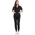thumbnail image 1 of Medical Uniform Scrubs Top and Pants, Scrub Sets Women's, 1 of 4