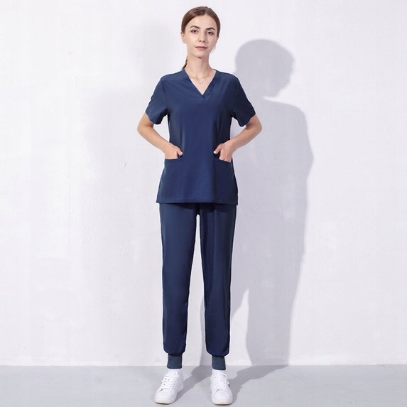 Medical Uniform Suit,SKU03831-darkblue-M