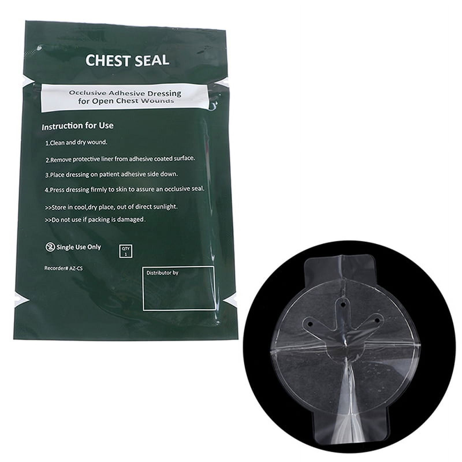 Medical Vent Chest Seal Occlusive Adhesive Dressing for Open Chest ...