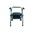 thumbnail image 1 of Medical Walker Adjustable Foldable Rollator Senior Fold Up Aluminum Tube With Seat Cushion & Wheels-Green, 1 of 11