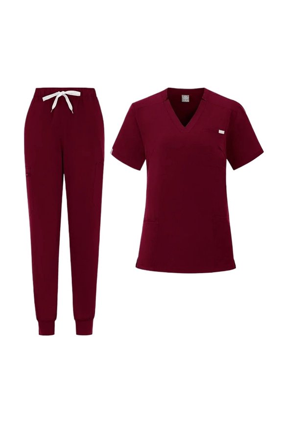 Medical Women Scrubs Sets Hospital Surgery Dental Clinic Beauty Spa Salon Lab Workwear Clothes
