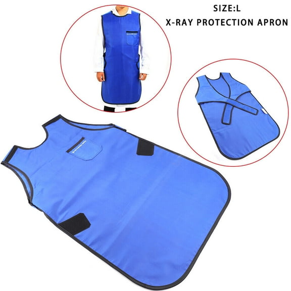 Medical X-Ray Protection Apron Vest Radiation Protective Lead Rubber 0.35mmPb