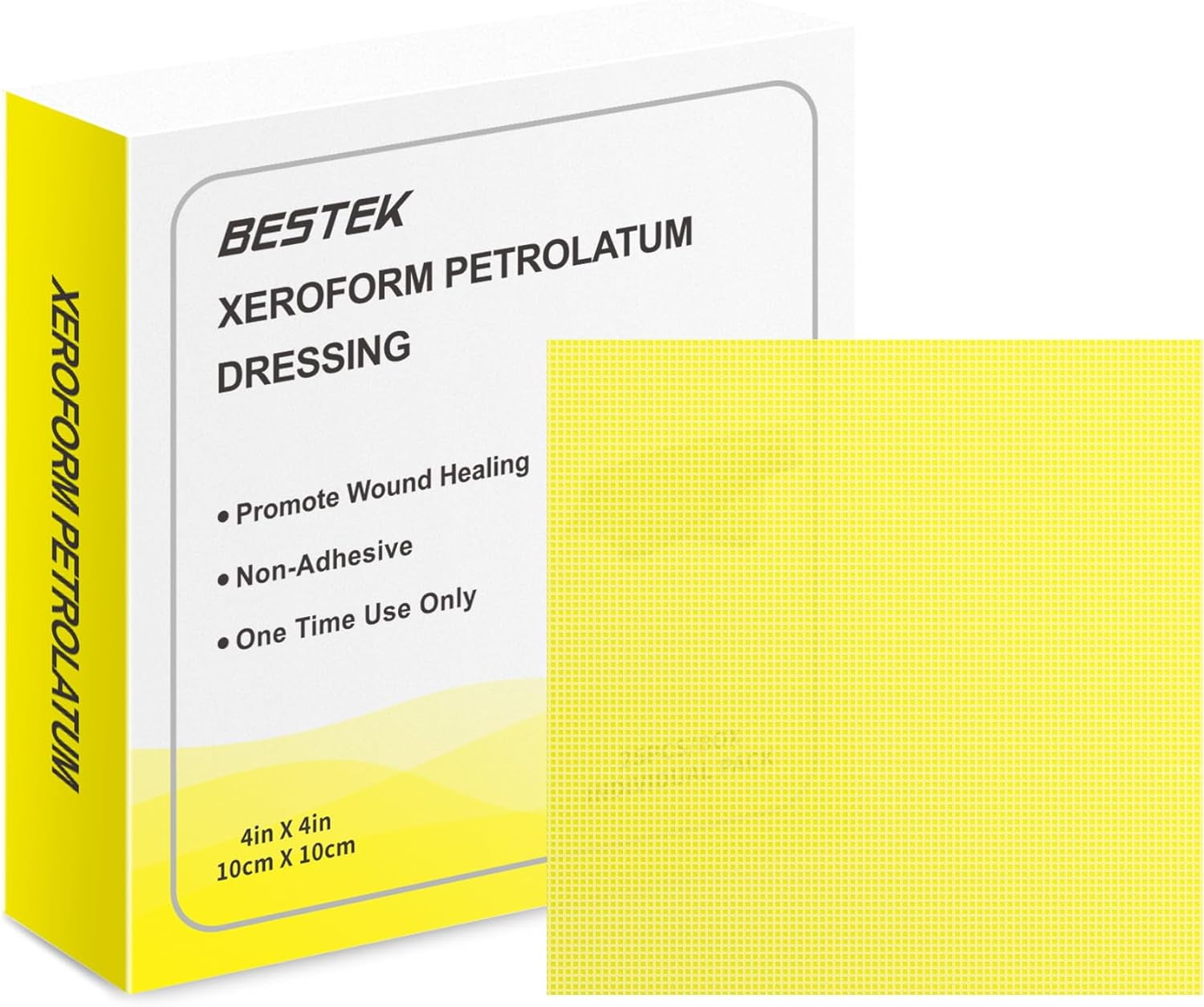 Medical Xeroform Petrolatum Dressing 4x4 Wound Dressing Sterile Non