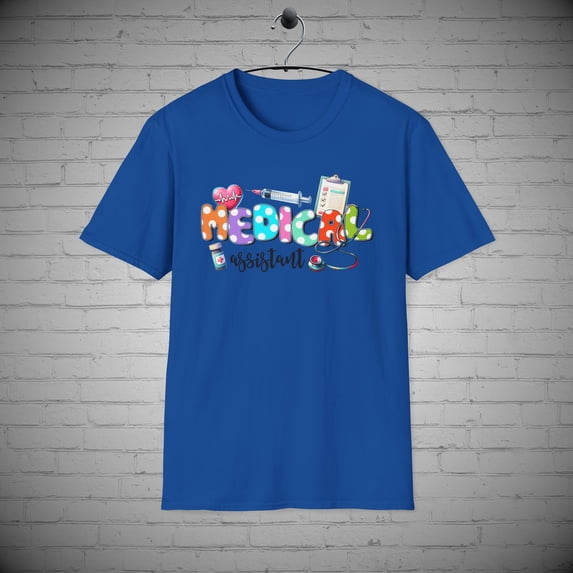 Medical assistant t-shirt, MA Scrub top, Healthcare worker tee, MA Gift