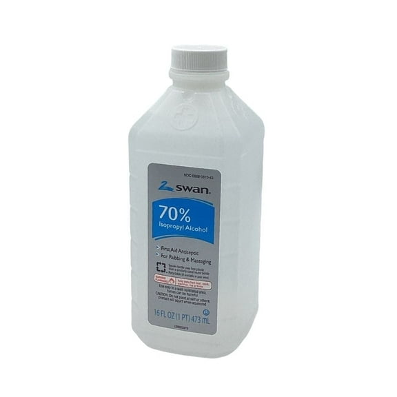 MedicalMartByMail Isopropyl Alcohol 70% Liquid, 2 Bottle/Box, 16 fl oz Count