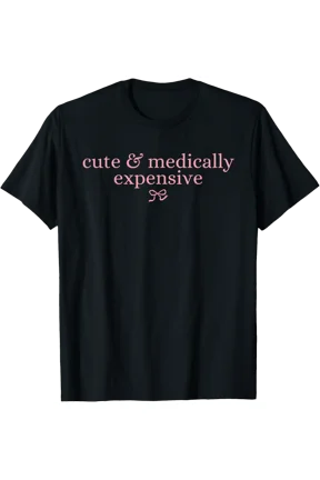 Medically Expensive Pink Coquette Bow T Shirt Size S-5XL