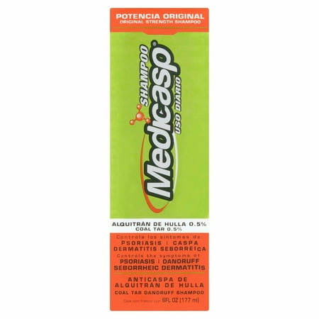 Medicasp Therapeutic Dandruff Shampoo Original Strength 6 oz Pack of 6