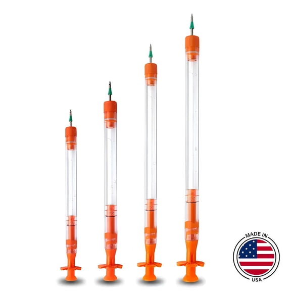 Medicating Series -10cc 3/4" Sideport Needle - Gel Collar 24 pk