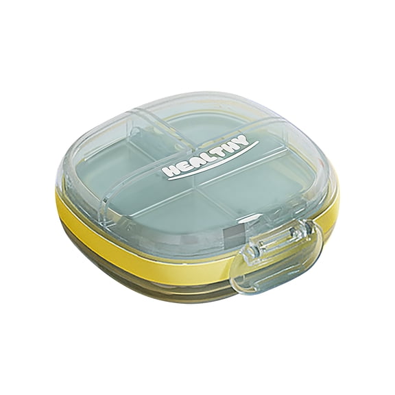 Medication Reminder Box With Portable And Portable Small Dispensing Device For Packaged Drugs, One Week(One Size,D)