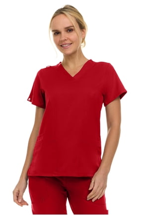 Mini Marilyn Eleanor V-Neck Scrub Top