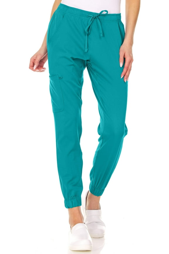 Medichic Mini Marilyn Leah Elastic Waist Cargo Jogger Scrub Pants