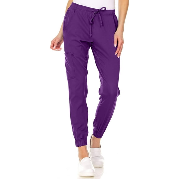 Medichic Mini Marilyn Leah Elastic Waist Cargo Jogger Scrub Pants