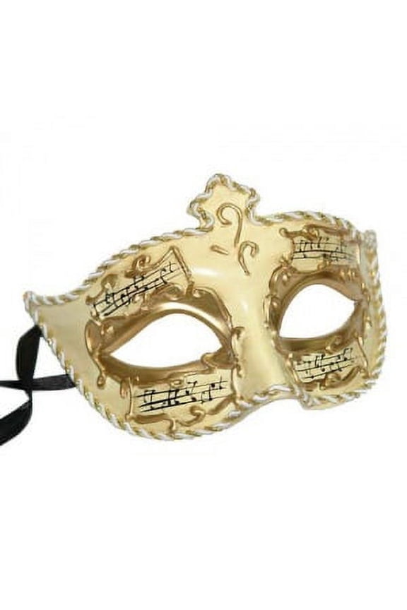 Medici Eye Gold & Ivory Music Masquerade Mask