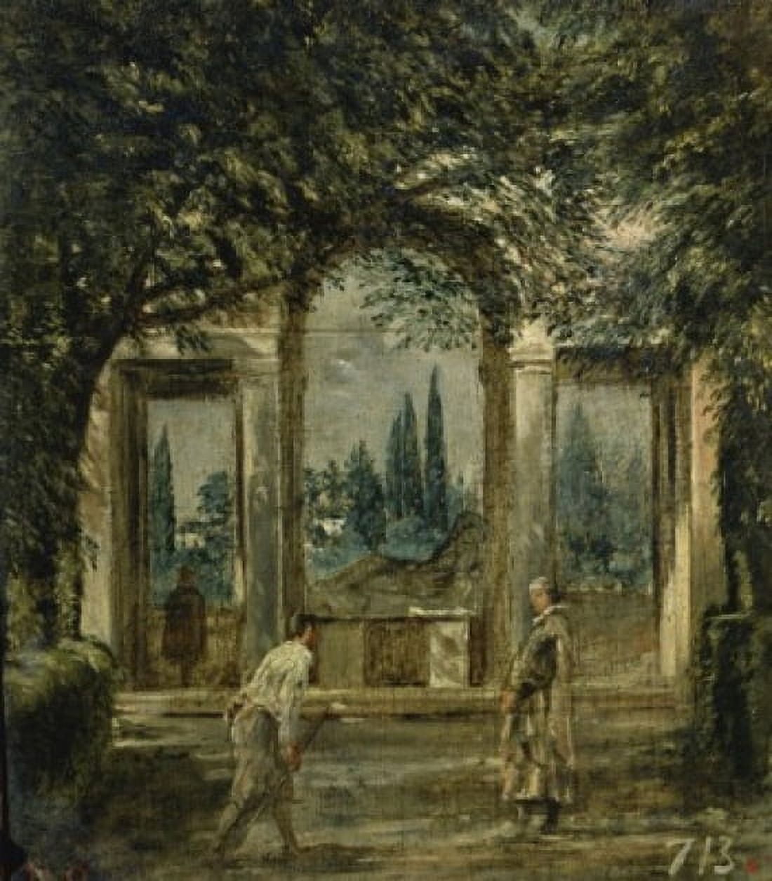 Medici Villa Diego VelÔøΩzquez (1599-1660Spanish) Museo del Prado Madrid Canvas Art - Diego Velazquez (18 x 24)