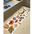 thumbnail image 1 of Medicinal Herbs Rug, Spices Rugs, Dining Room Rug, Kitchen Rug, Modern Soft Rug, Popular Rug, Home Decor Rug, Front Door Rug, Non Slip Rug, 3.3'x6.5' - 100x200 cm, 1 of 5