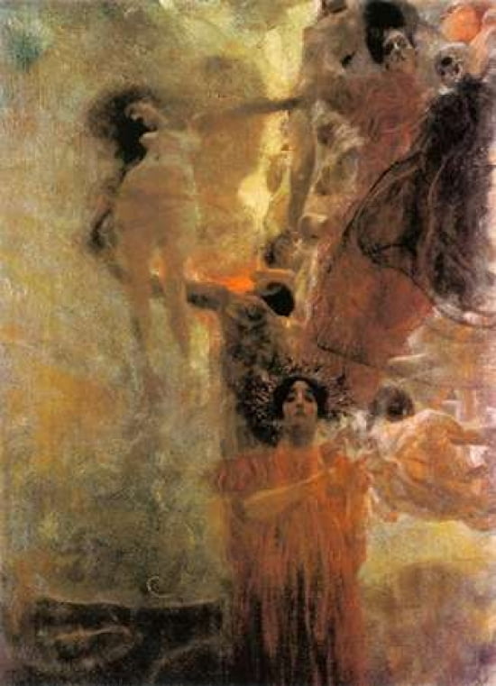 Medicine 1898 Canvas Art - Gustav Klimt (20 x 28)
