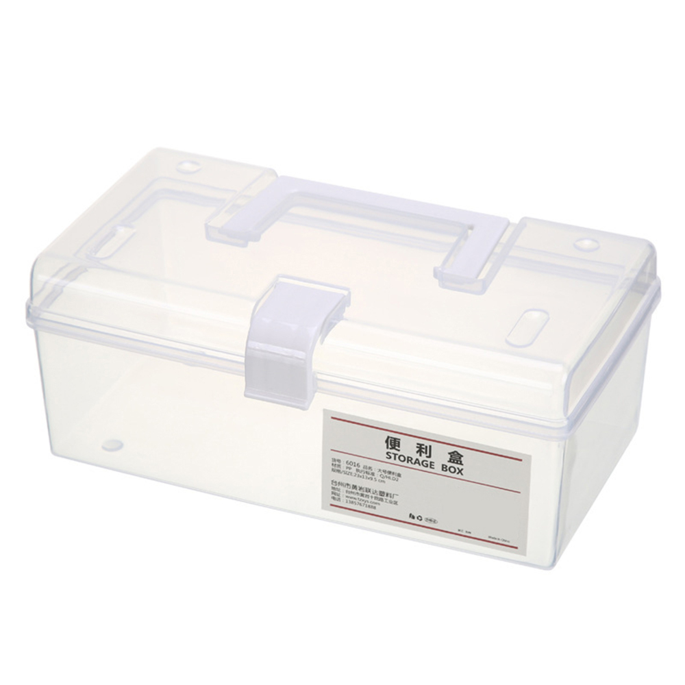 Medicine Box Lockable Compartment Container Emergency Medical Storage