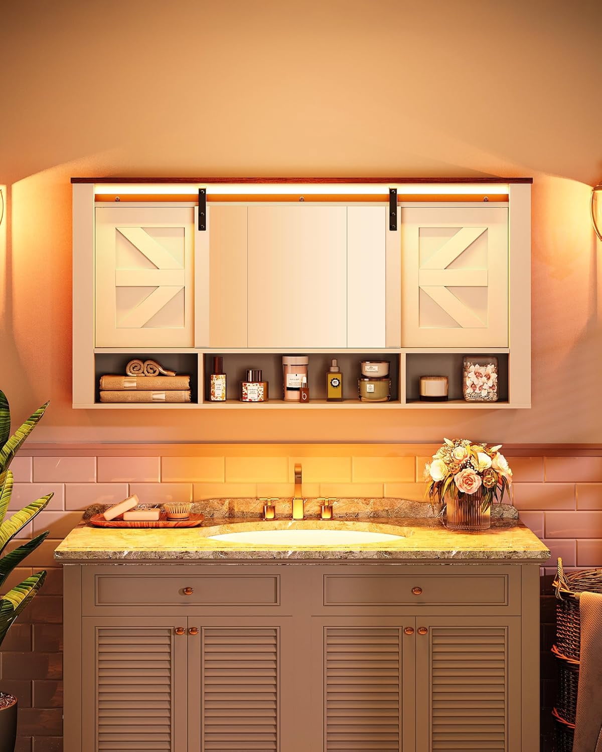 Medicine Cabinet Mirror, Bathroom Medicine Cabinet with Mirror ...