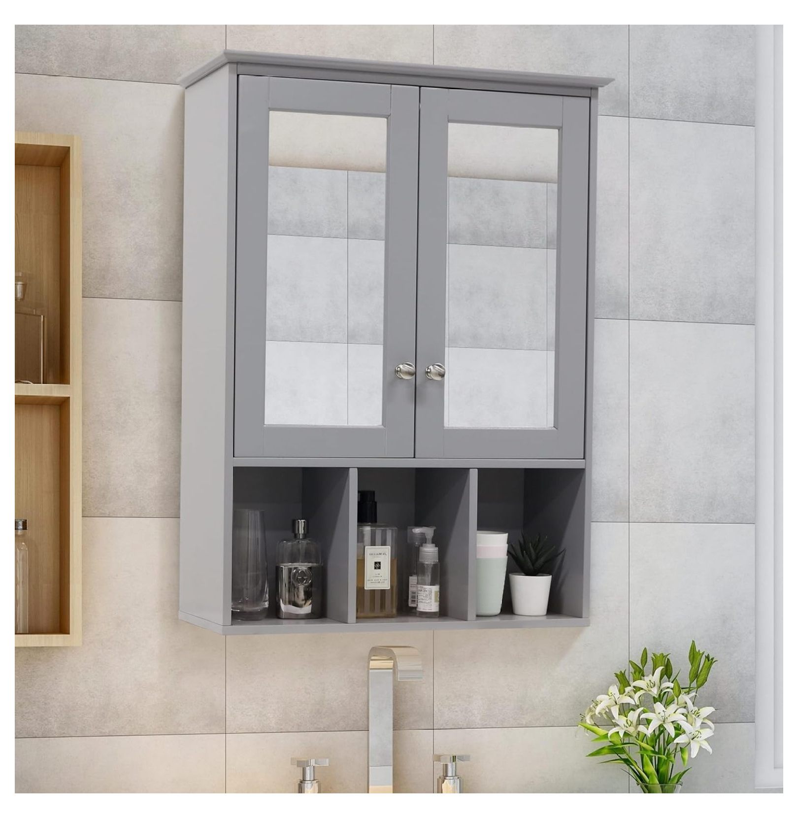 Medicine 23.6 x 30.4 in Oversized Bathroom Wall